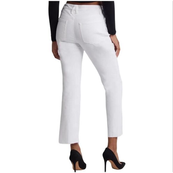 Good American Good Petite Straight Raw Hem Jeans Size 8 or 29 - Picture 3 of 7